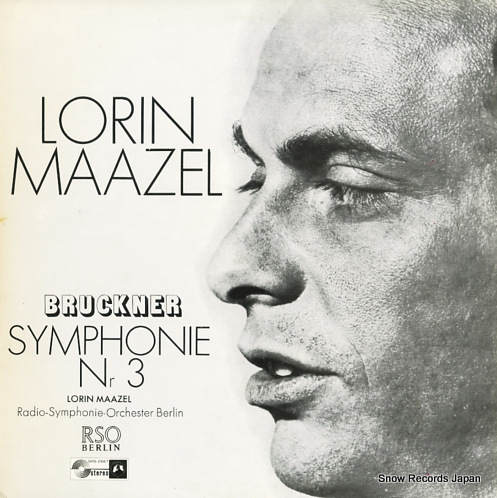 MAAZEL, LORIN bruckner; symphonie nr.3 SMS-2567