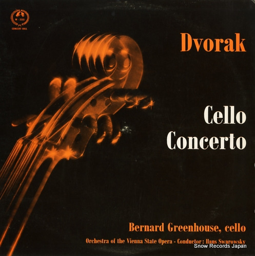 GREENHOUSE, BERNARD dvorak; cello concerto M-2322