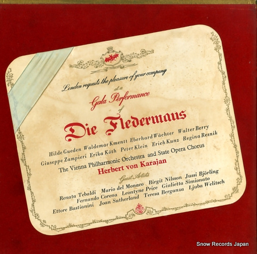 KARAJAN, HERBERT VON strauss; die fledermaus SLC1021