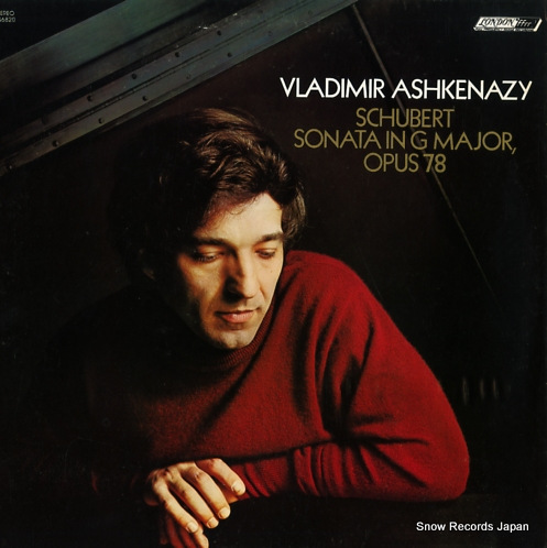 ASHKENAZY, VLADIMIR schubert; sonata in g major op.78 CS6820