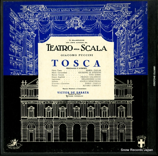 SABATA, VICTOR DE puccini; tosca 3508B/L