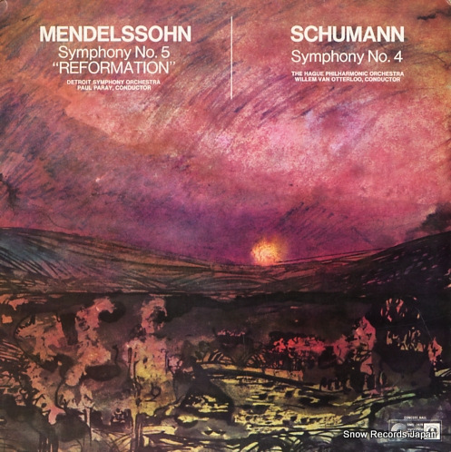 PARAY, PAUL mendelssohn; symphony no.5 