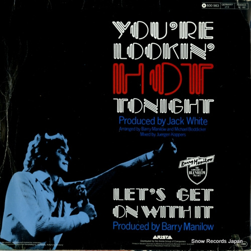 MANILOW, BARRY you're looking hot tonight 600983