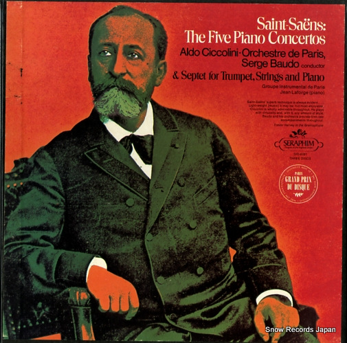 ɡå꡼ saint-saens; the five piano concertos SIC-6081
