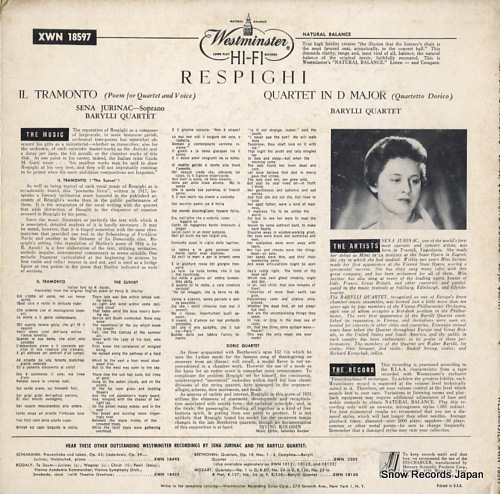 ʡʥå respighi; il tramonto XWN18597