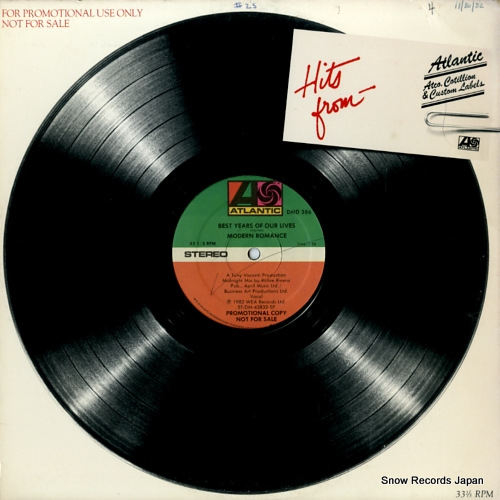 MODERN ROMANCE best years of our lives DMD386