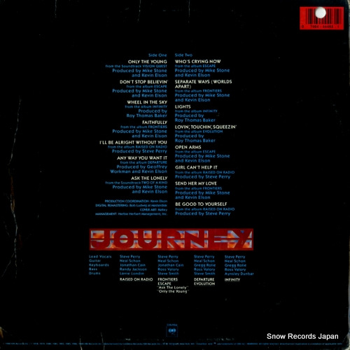 JOURNEY greatest hits OC44493