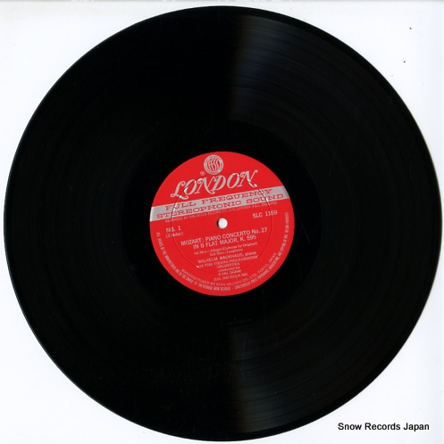 BACKHAUS, WILHELM mozart; piano concerto no.27/sonata no.11 SLC1159