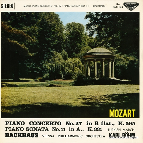 BACKHAUS, WILHELM mozart; piano concerto no.27/sonata no.11 SLC1159