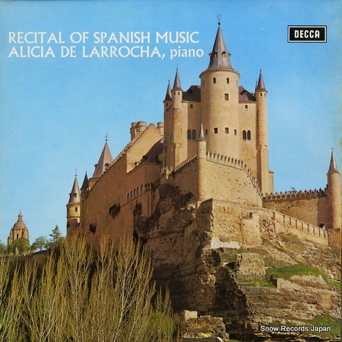 LARROCHA, ALICIA DE recital of spanish music SXL6467
