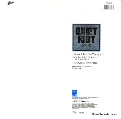 QUIET RIOT the wild and the young TA7280