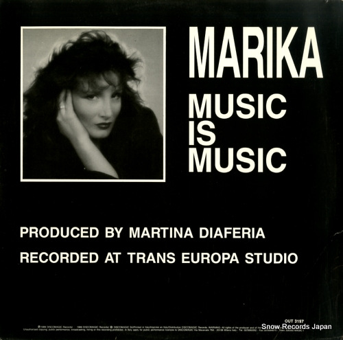 MARIKA music is music OUT3197