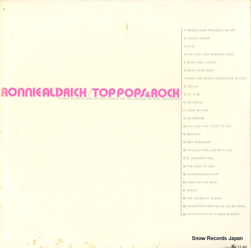 ALDRICH, RONNIE top pops & rock double deluxe SL212