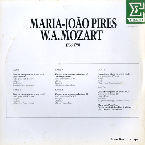 PIRES, MARIA JOAO mozart; 6 piano concerten ERA50540