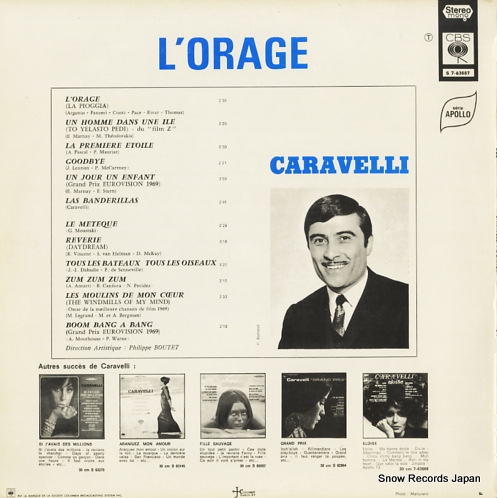 CARAVELLI l'orage S7-63687