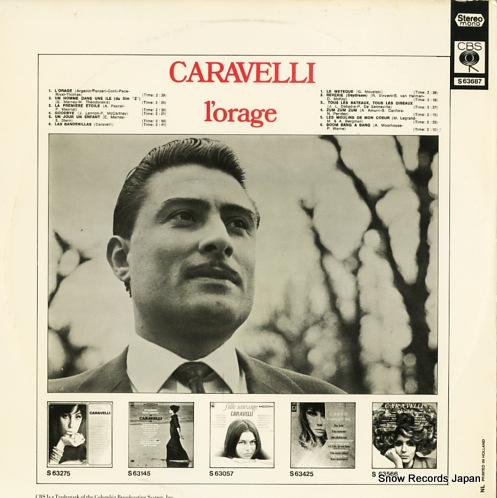 CARAVELLI l'orage S63687