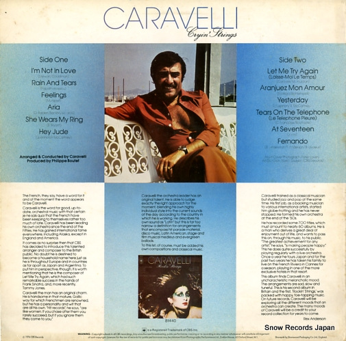 CARAVELLI cryin' strings 81614/S81614