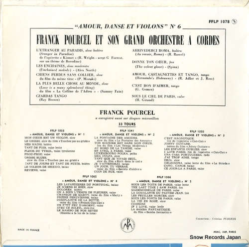 ե󥯡ץ륻 amour danse et violons no.6 FFLP1078