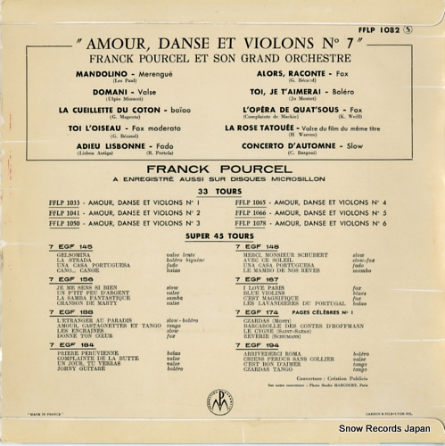 ե󥯡ץ륻 amour danse et violons no7 FFLP1082
