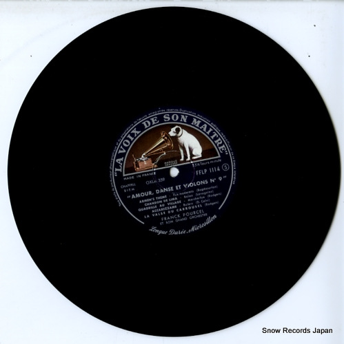 POURCEL, FRANCK amour danse et violons no9 FFLP1114