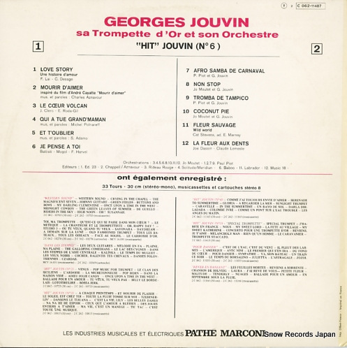 JOUVIN, GEORGES hit jouvin n.6 2C062-11487