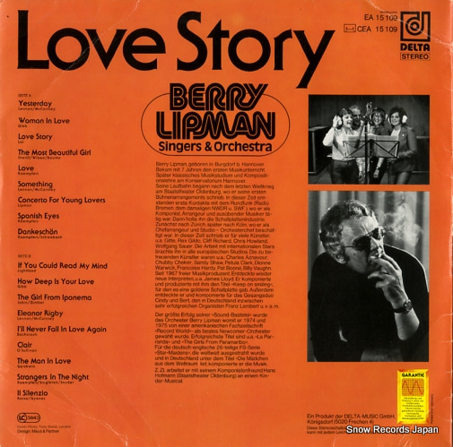LIPMAN, BERRY love story EA15109