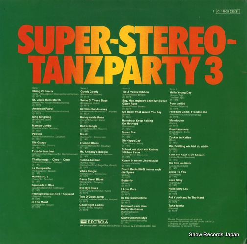 KUHN, PAUL super stereo tanzparty 3 1C148-31230