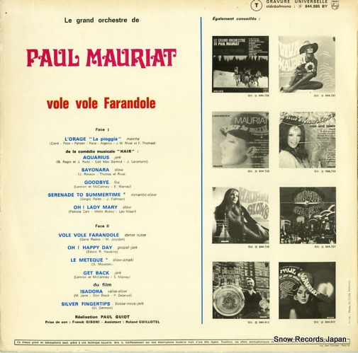 MAURIAT, PAUL vole vole farandole 844.985BY
