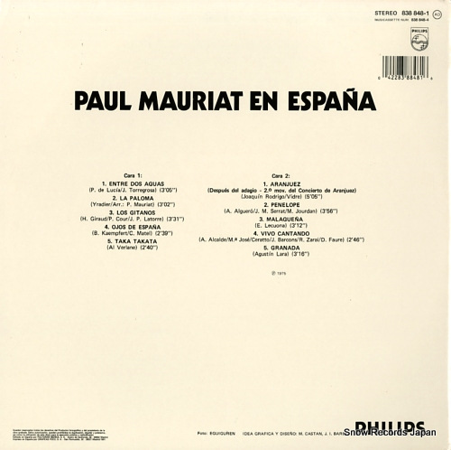 ݡ롦⡼ꥢ paul mauriat en espana 838848-1