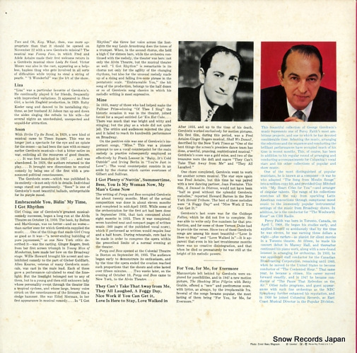 ѡե the columbia album of george gershwin EN213719