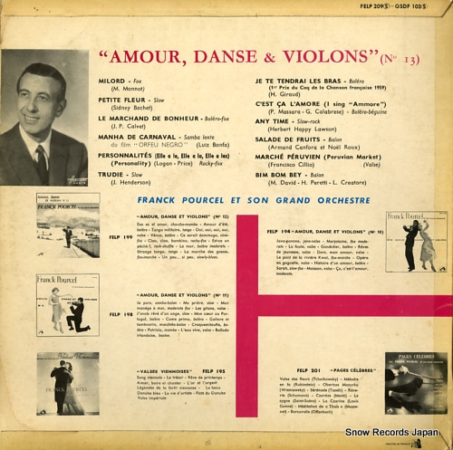 POURCEL, FRANCK amour danse et violons n13 FELP209