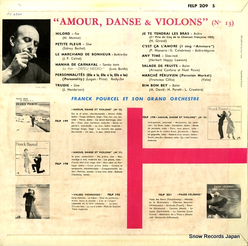 POURCEL, FRANCK amour danse et violons n13 FELP209