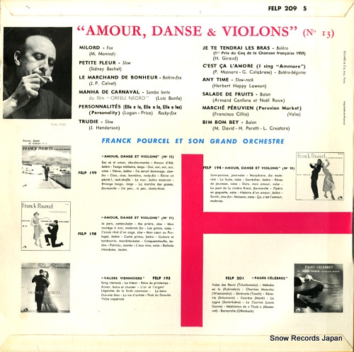 POURCEL, FRANCK amour danse et violons n13 FELP209