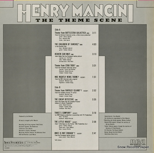 MANCINI, HENRY the theme scene RVP-6348