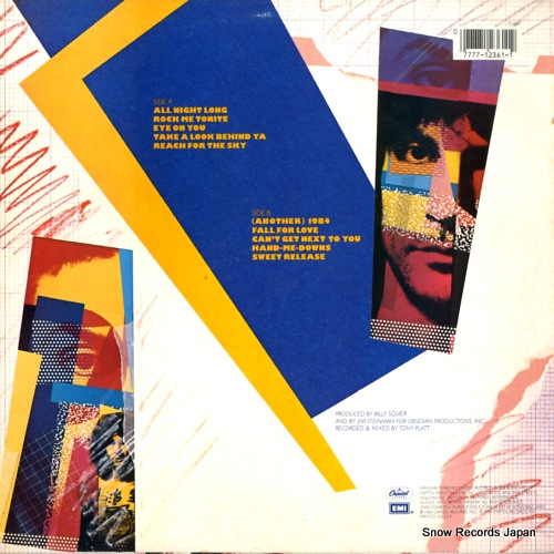 SQUIER, BILLY sings of life SJ-12361