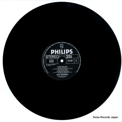 MAURIAT, PAUL piano ballade 822685-1