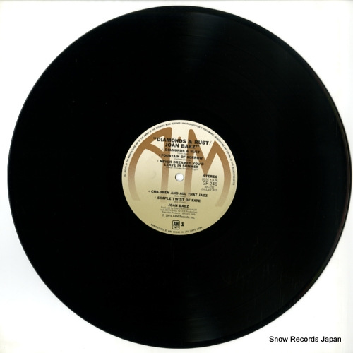 BAEZ, JOAN diamonds & rust GP-240