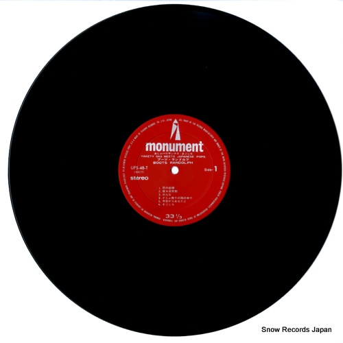 RANDOLPH, BOOTS yakety sax meets japanese pops UPS-48-T