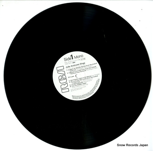 ANDREWS, JULIE julie andrews sings RJL-2721
