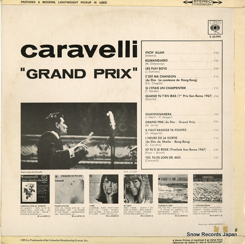 CARAVELLI grand prix S62994