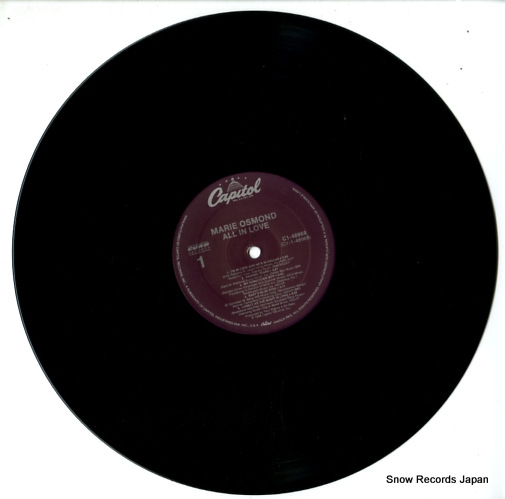 OSMOND, MARIE all in love C1-48968