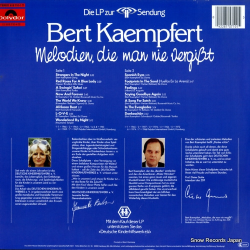 KAEMPFERT, BERT melodien, die man nie vergisst 815710-1