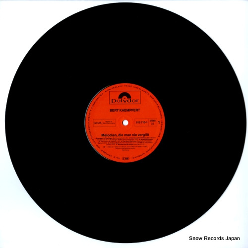 KAEMPFERT, BERT melodien, die man nie vergisst 815710-1