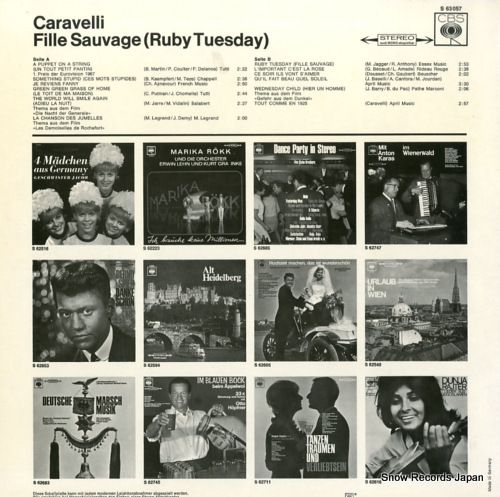 CARAVELLI fille sauvage (ruby tuesday) S63057