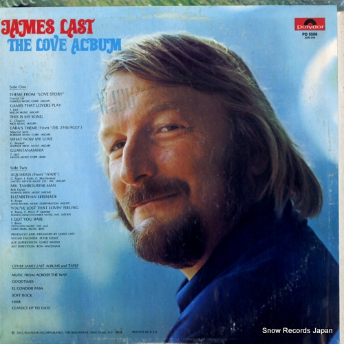 LAST, JAMES the love album PD5506