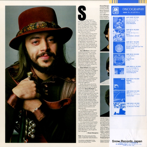 MANGIONE, CHUCK chase the clouds away AMP-7022