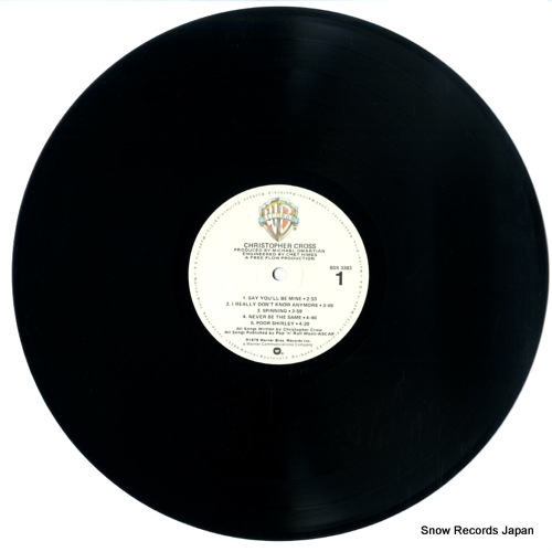 CROSS, CHRISTOPHER christopher cross BSK3383