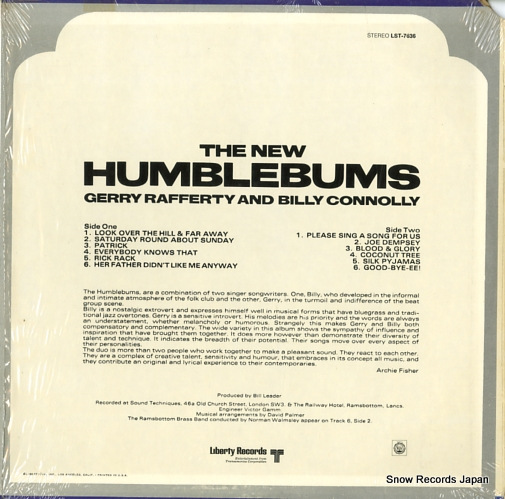 HUMBLEBUMS, THE the humblebums LST-7636