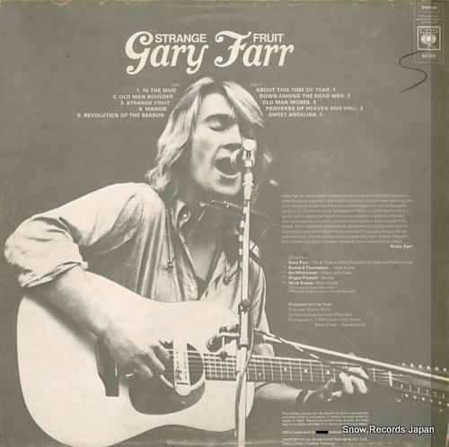 FARR, GARY strange fruit S64138