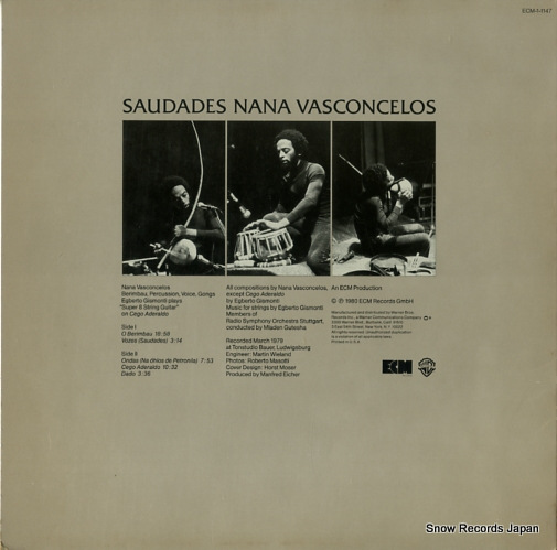 VASCONCELOS, NANA saudades ECM-1-1147